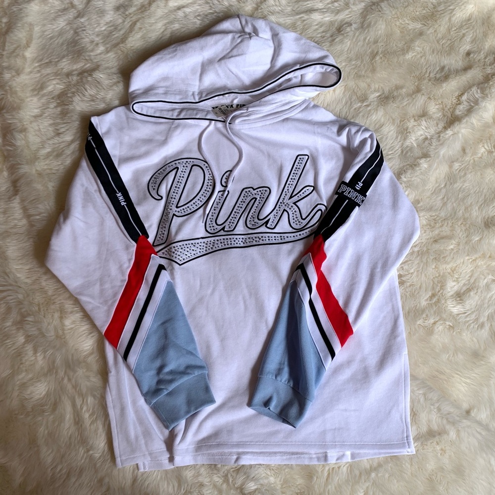 Pink Victoria’s Secret Bling Rhinestone Hoodie